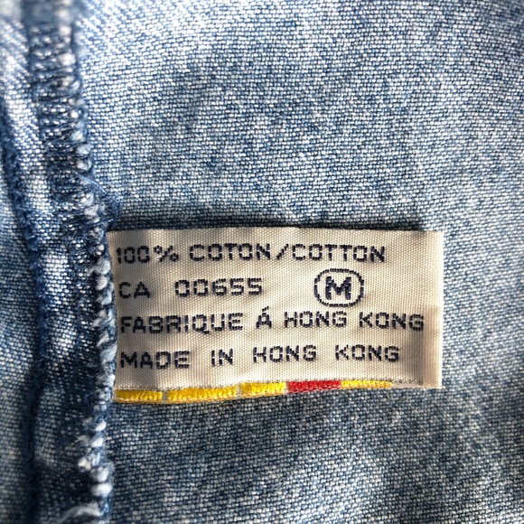 Vintage Roughwear denim vest - Size M - Picture 6 of 8